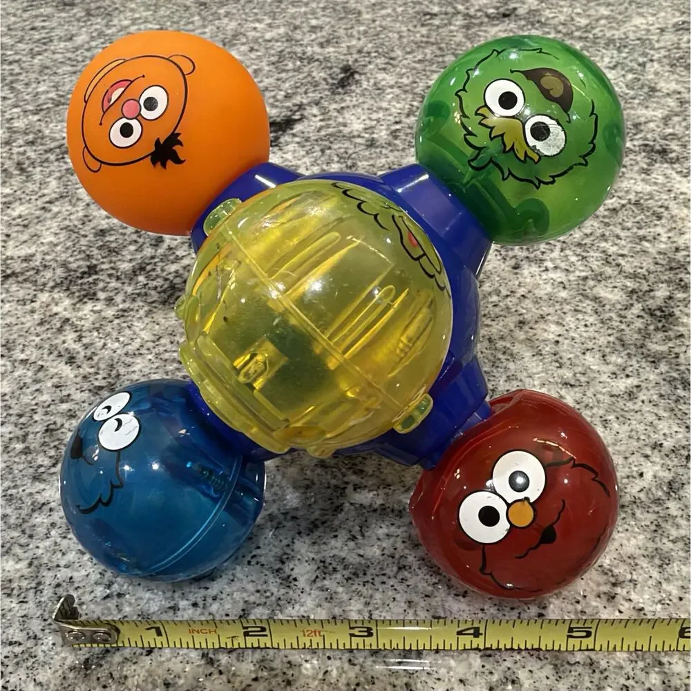 2002 Mattel Sesame Street Magic Sounds Molecule Interactive Sensory Toy *READ*